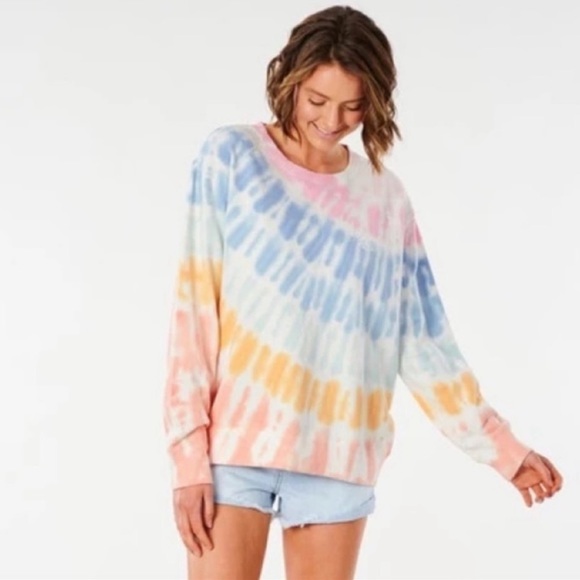 🔆RIP CURL🔆TIE DYE SWEATSHIRT - Picture 3 of 15